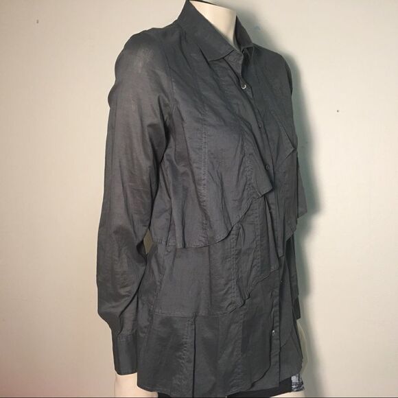 J. Crew 100% cotton layered button down shirt - Picture 4 of 8